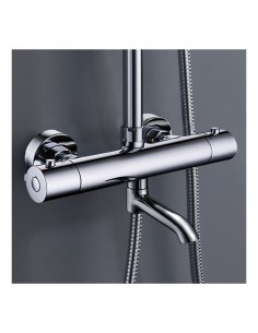 Barra bañera ducha modelo termostática Quad de Bathplus 2