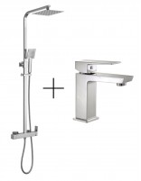 Pack columna + grifo lavabo modelo CHEROKEE de Bathplus