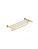 Toallero múltiple oro cepillado/oro rosa cepillado modelo Technic de Medimex