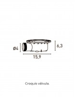 Plato ducha enmarcado blanco croquis válvula
