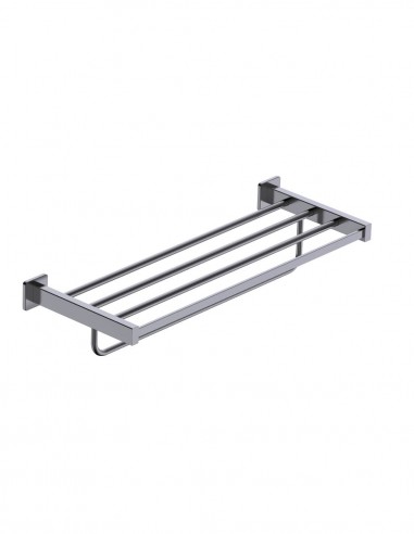 Toallero múltiple black gun metal colección Technic de Medimex