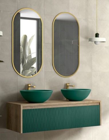 Lambda mueble Coycama - dos lavabo sobre encimera Otto