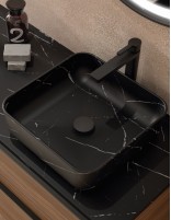 Coycama Lambda mueble baño detalle lavabo