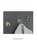 Detalle percha cromo colección ESSENTIAL