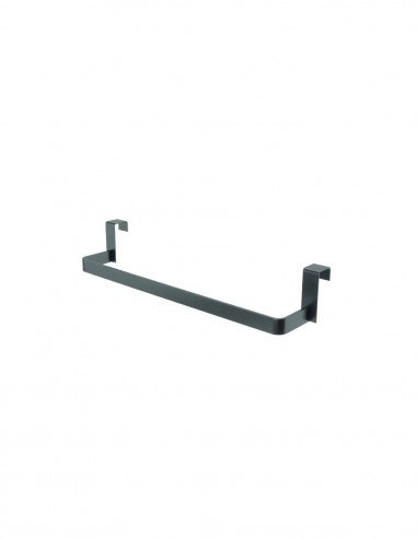 Toallero para mueble de baño negro/black gun metal de MEDIMEX
