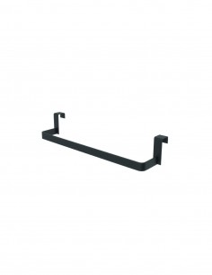 Toallero para mueble de baño negro/black gun metal de MEDIMEX