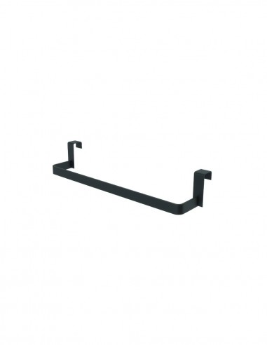 Toallero para mueble de baño negro/black gun metal de MEDIMEX