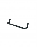 Toallero para mueble de baño negro/black gun metal de MEDIMEX