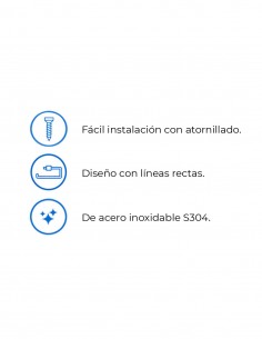 Jabonera frontal acero colección Mayura de MEDIMEX 2