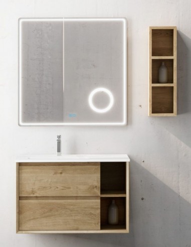 Mueble de baño con lavabo desplazado a la izquierda - HOLE de Coycama