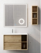 Mueble de baño con lavabo desplazado a la izquierda - HOLE de Coycama