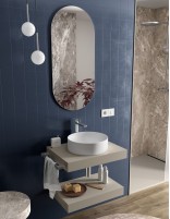 Encimera baño madera FLOW moka mate