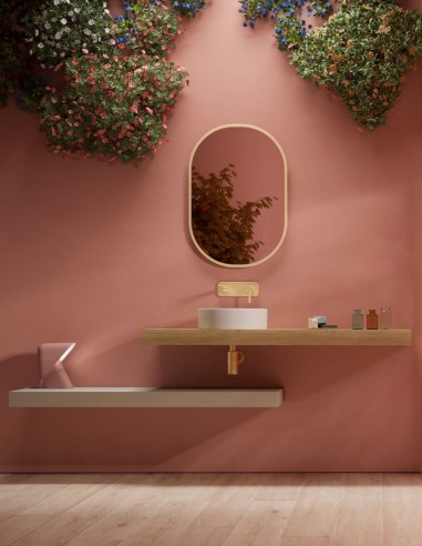 Encimera baño madera FLOW Roble natural