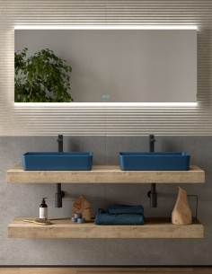 Encimera de baño + 1 estante detalle 2