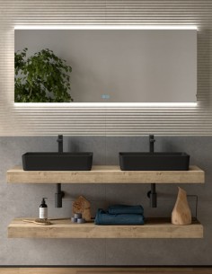 Encimera de baño + 1 estante detalle