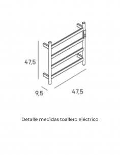 Secatoalla inox. negro de MANILLONS 2