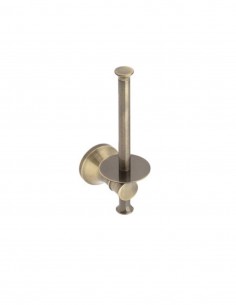 Portarrollos vertical latón envejecido colección NOA de Manillons