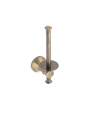 Portarrollos vertical latón envejecido colección NOA de Manillons