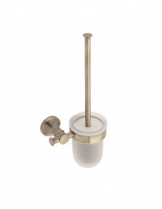 Escobillero pared latón envejecido colección NOA Manillons