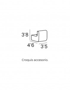 Percha negra colección YASS 2