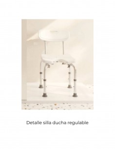 Silla ducha regulable blanca MANILLONS 2