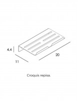 Repisa ducha colores medidas