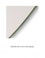 Detalle Espejo de baño rectangular GÜEL