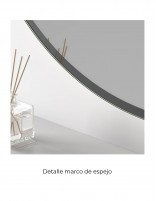 Detalle Espejo de baño VARSOVIA 100 cm