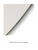 Detalle marco Espejo de baño irregular básico LIMA