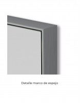 Detalle marco Espejo de baño rectangular EL ESCORIAL de Dyled 60 cm