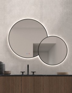 Conjunto espejo redondo LED PÓPULO de Dyled 2