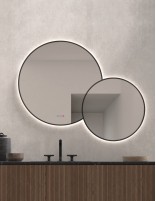 Espejo redondo marco LED PÓPULO de Dyled luz fría