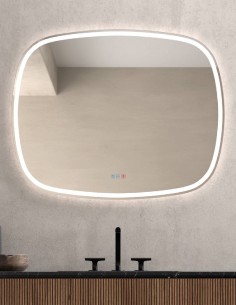 Espejo para baño redondeado LED - ALHAMBRA de Dyled