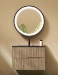 Conjunto baño moderno suspendido Bamboo de Coycama