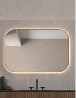 Espejo de baño rectangular marco LED - QUITO de Dyled 120cm