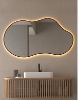 Espejo de baño irregular marco LED - DOÑANA de Dyled 120cm