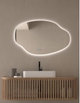 Espejo de baño irregular marco LED - ALMADÉN de Dyled luz fría