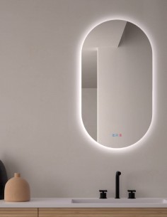 Espejo de baño ovalado LED - SEGOVIA de Dyled 2