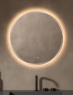 Espejo de baño redondo LED - TRAMUNTANA de Dyled 70cm 2