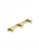 Percha triple oro cepillado/oro rosa cepillado colección PRACTIC de Medimex