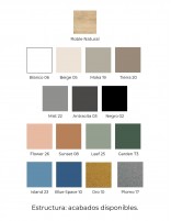 Mueble baño moderno con patas estructura