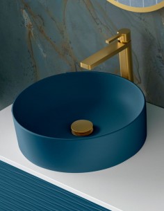 Lavabo redondo diseño modelo Aruba en diferentes colores de Coycama
