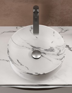 Lavabo redondo de diseño modelo Aruba de Coycama