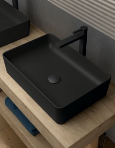 Lavabo rectangular diseño modelo Curazao en diferentes colores de Coycama 2