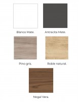 Encimera madera para lavabo acabados