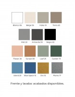 Encimera lavabo colores