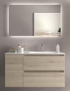 Mueble baño 2 cajones + 1 puerta modelo BEQUIA de Salgar 2