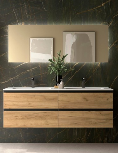 Mueble suspendido baño 160 modelo BEQUIA de Salgar