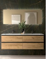 Mueble suspendido baño 160 modelo BEQUIA de Salgar