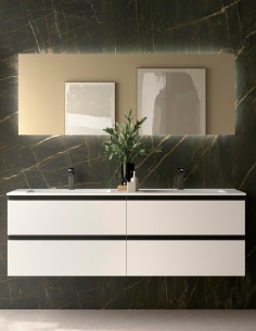 Mueble suspendido baño 160 modelo BEQUIA de Salgar 2